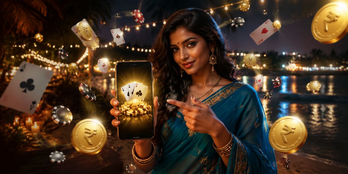 Indian woman exploring sports betting options on a mobile app